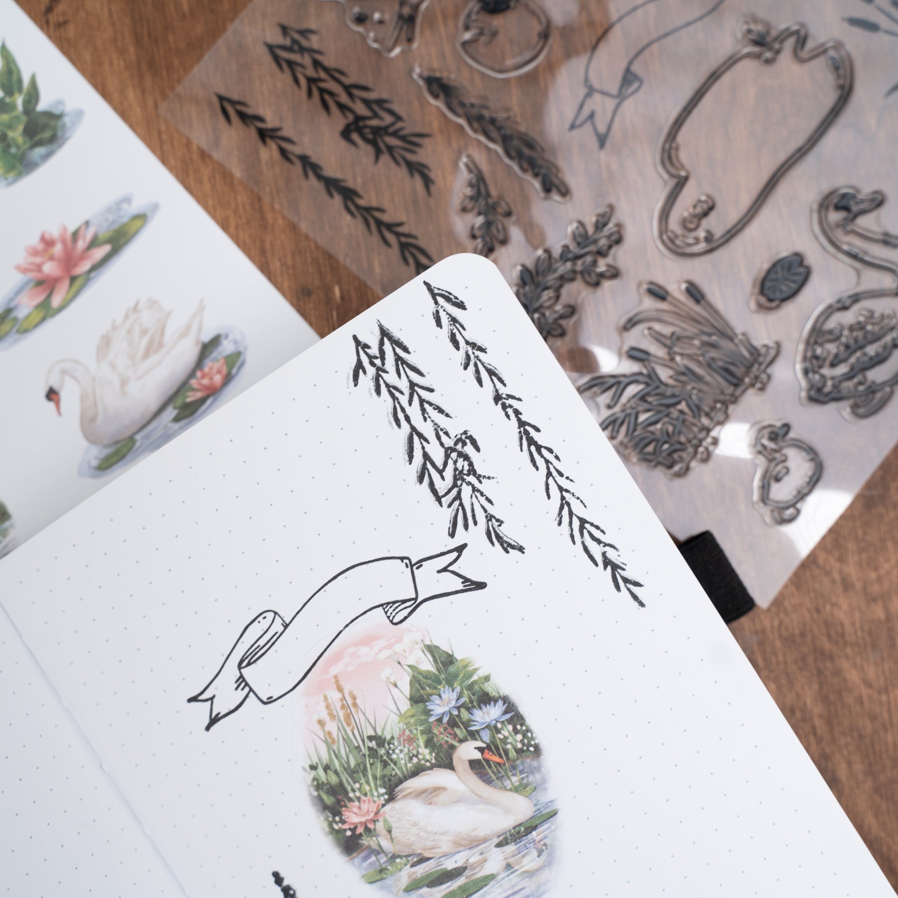 Beneath the Willows Stamp Set - Archer and Olive