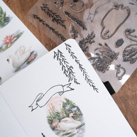 Beneath the Willows Stamp Set - Archer and Olive