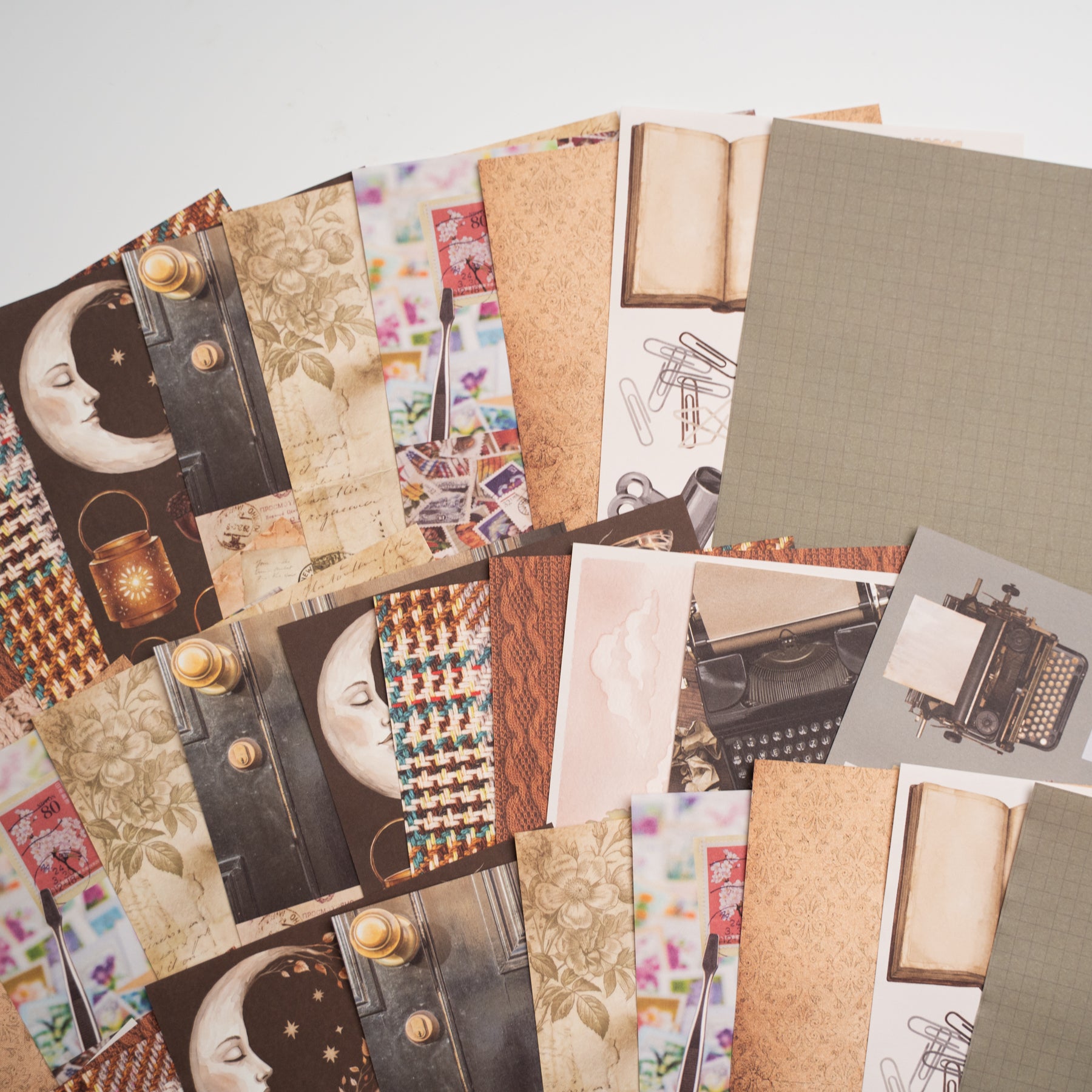 Quiet Corners Collage Paper Book