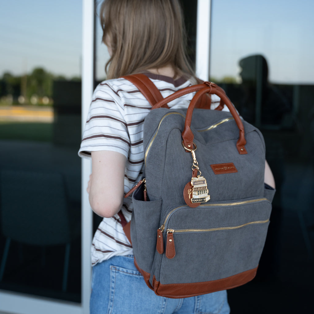 Quiet Corners Backpack in Gray