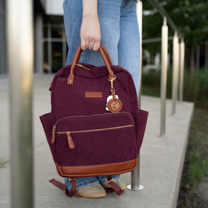 Quiet Corners Backpack In Maroon