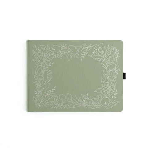 Lovely Lilies Heirloom Notebook - Blank Pages - Archer and Olive