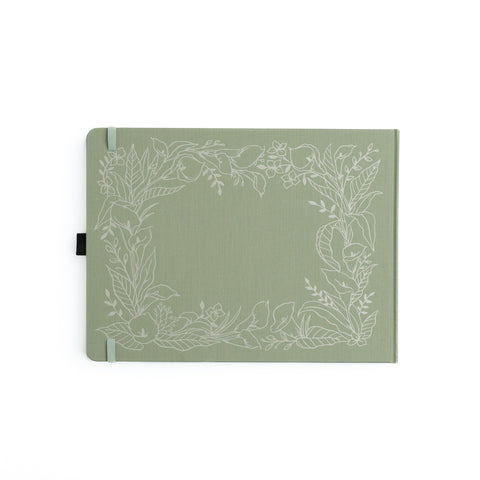 Lovely Lilies Heirloom Notebook - Blank Pages - Archer and Olive