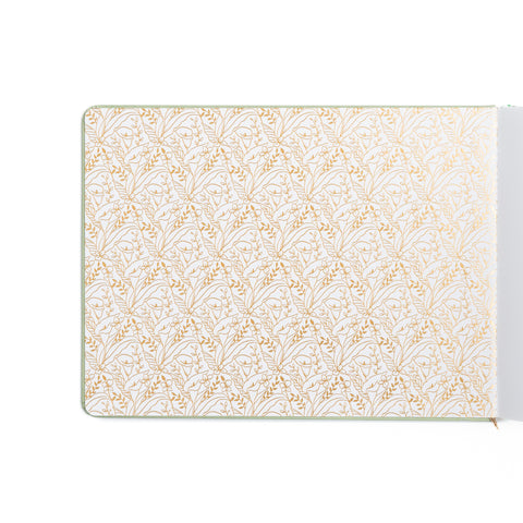 Lovely Lilies Heirloom Notebook - Blank Pages - Archer and Olive