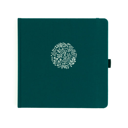 8X8 Signature Floral: Dot Grid Notebook - Archer and Olive