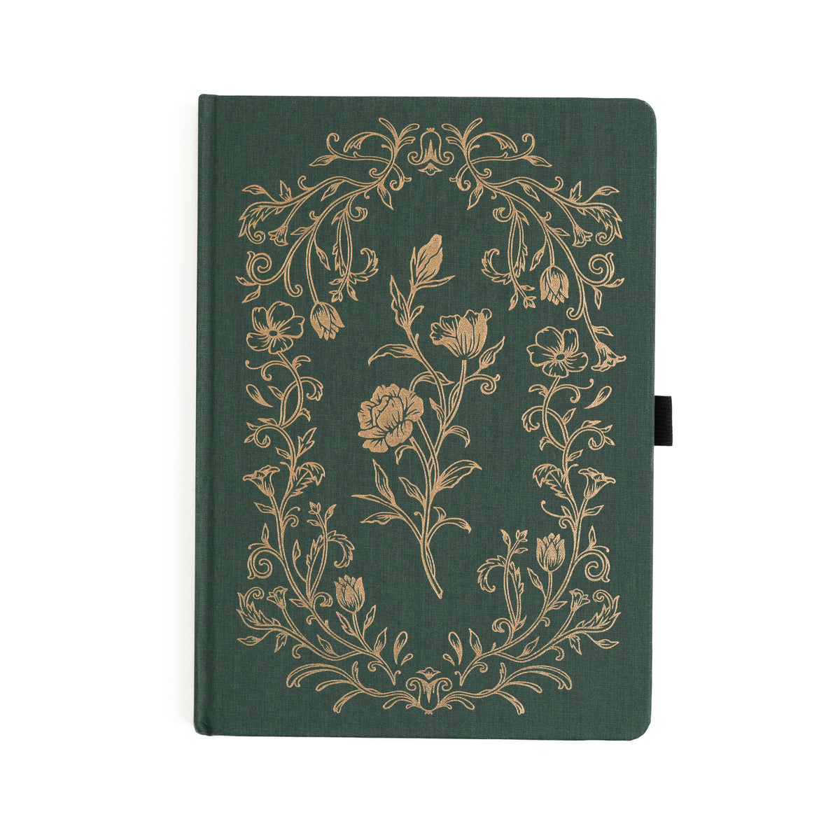 A5 Antique Floral: Dot Grid Notebook - Archer and Olive