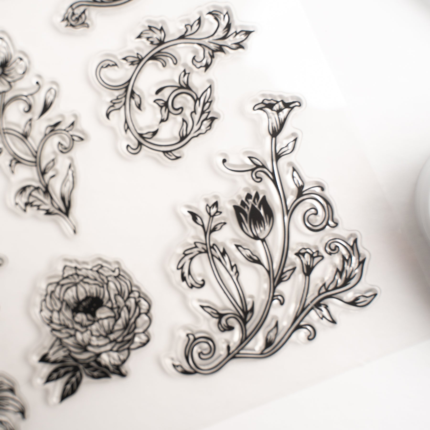 Antique Floral Stamp Set - Archer and Olive