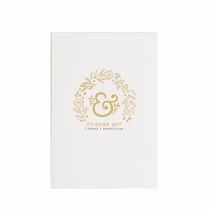 Signature Floral Sticker Set - Archer and Olive