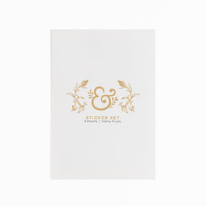 Antique Floral Sticker Set - Archer and Olive