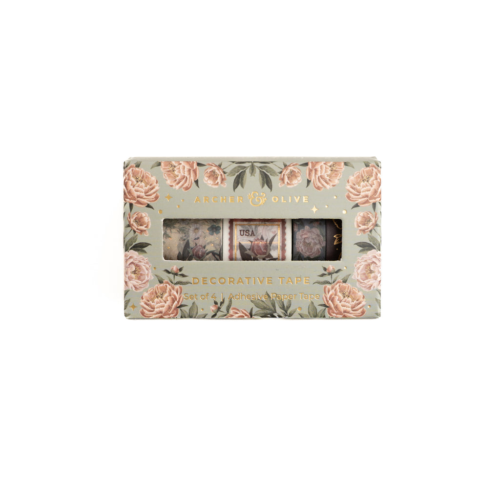 Antique Floral Washi Tape - Archer and Olive