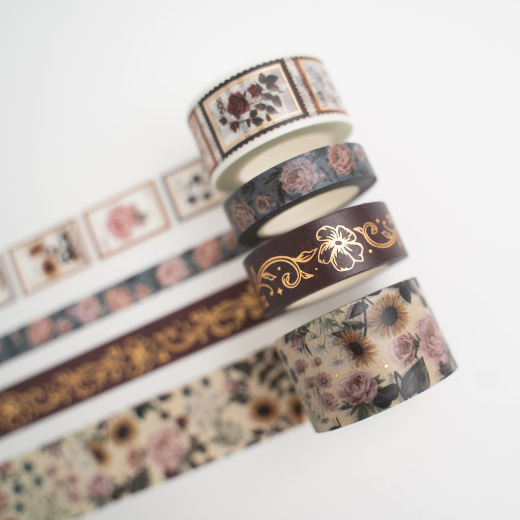 Antique Floral Washi Tape - Archer and Olive