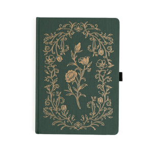 Antique Floral: Dot Grid Notebook - Archer and Olive