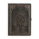 deep greenish grey notebook with wolf on the cover