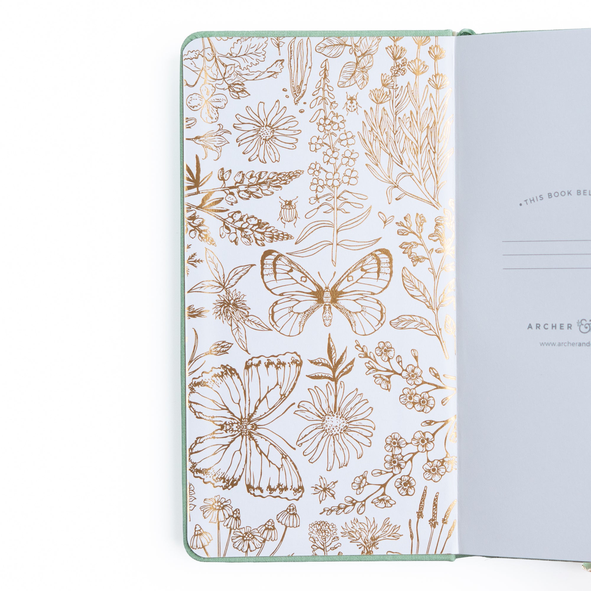 Nature’s Curiosities TN Notebook: Botanical Butterfly