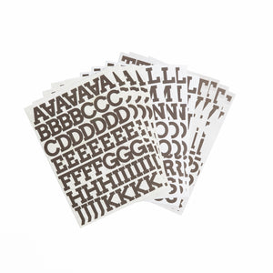 Bonnies Fave Letter Stickers