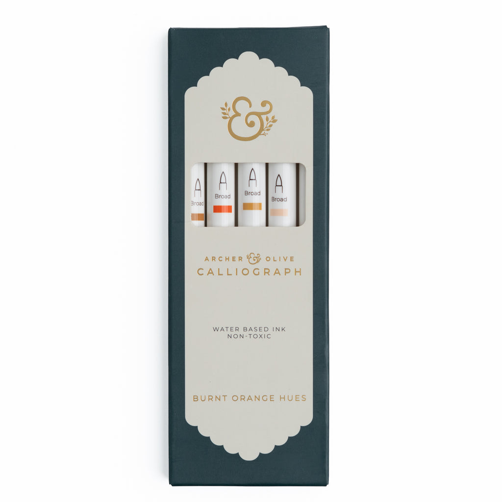 Burnt Orange Hues Set - Archer and Olive