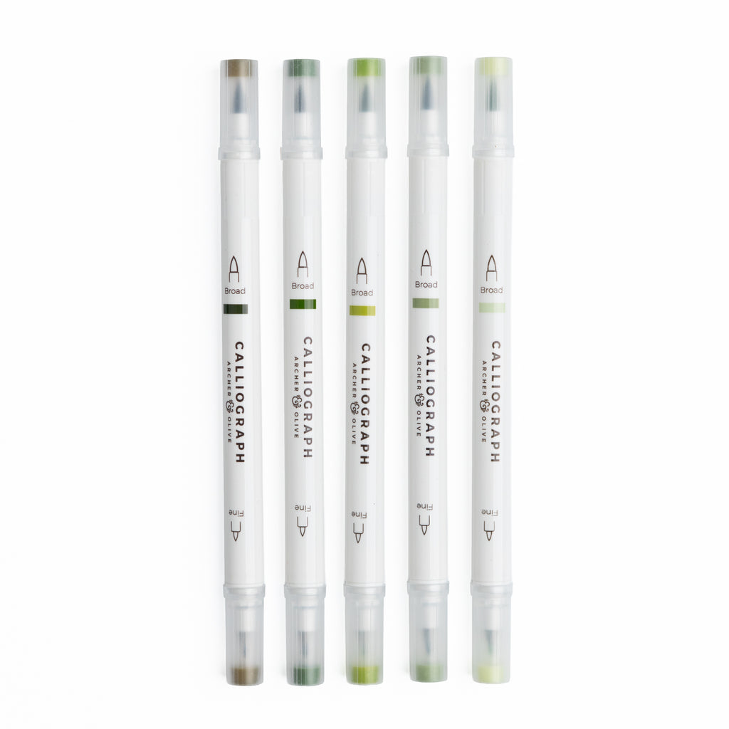 Leaf Green Hues Set - Archer and Olive