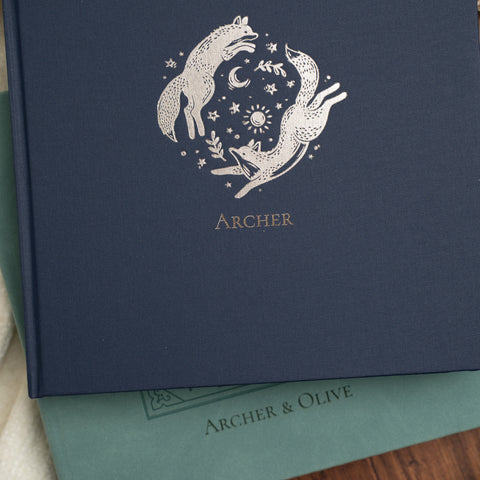 Forest Foxes Dot Grid Notebook