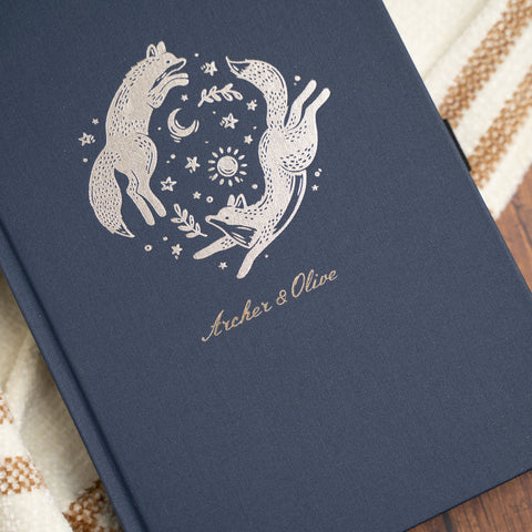 Forest Foxes Dot Grid Notebook