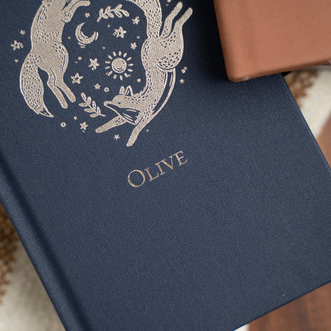 Forest Foxes Dot Grid Notebook