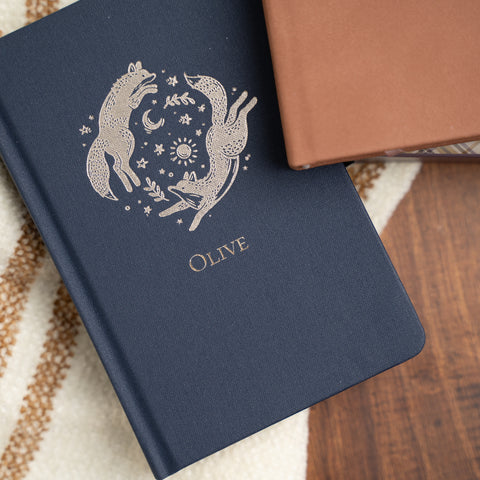 Forest Foxes Dot Grid Notebook