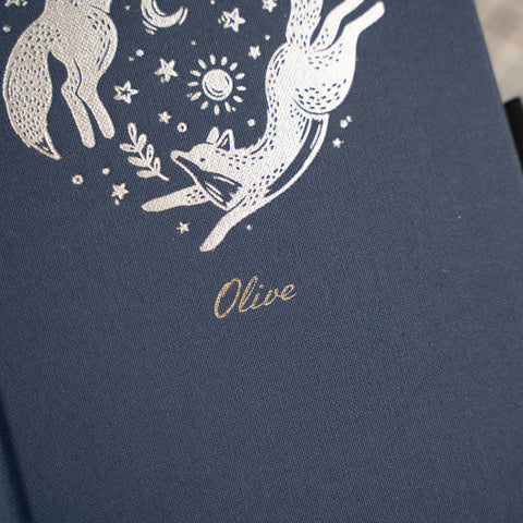 Forest Foxes Dot Grid Notebook