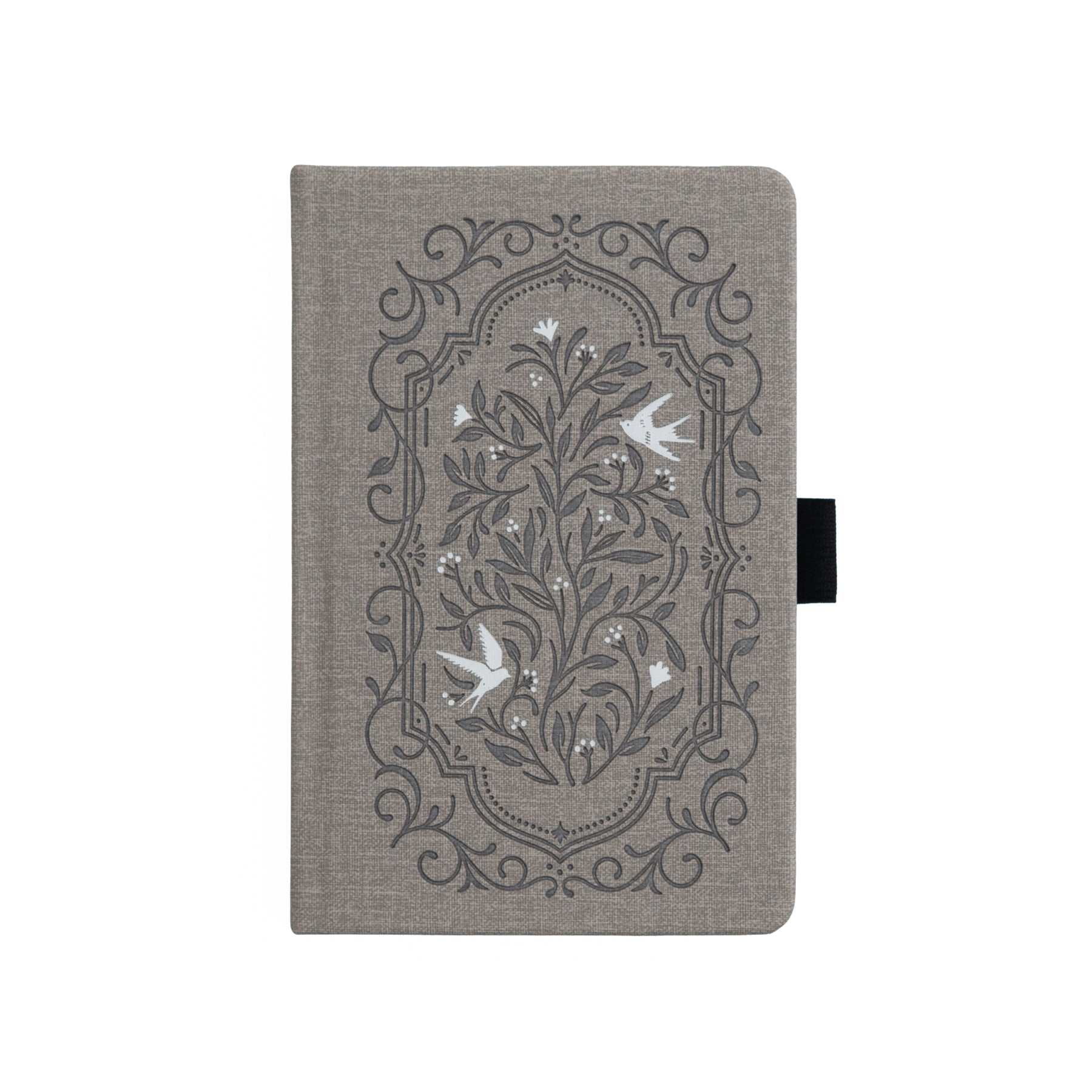 Songbird in Warm Gray Dot Grid Notebook - Archer and Olive