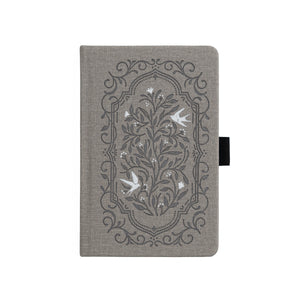 Songbird in Warm Gray Dot Grid Notebook - Archer and Olive
