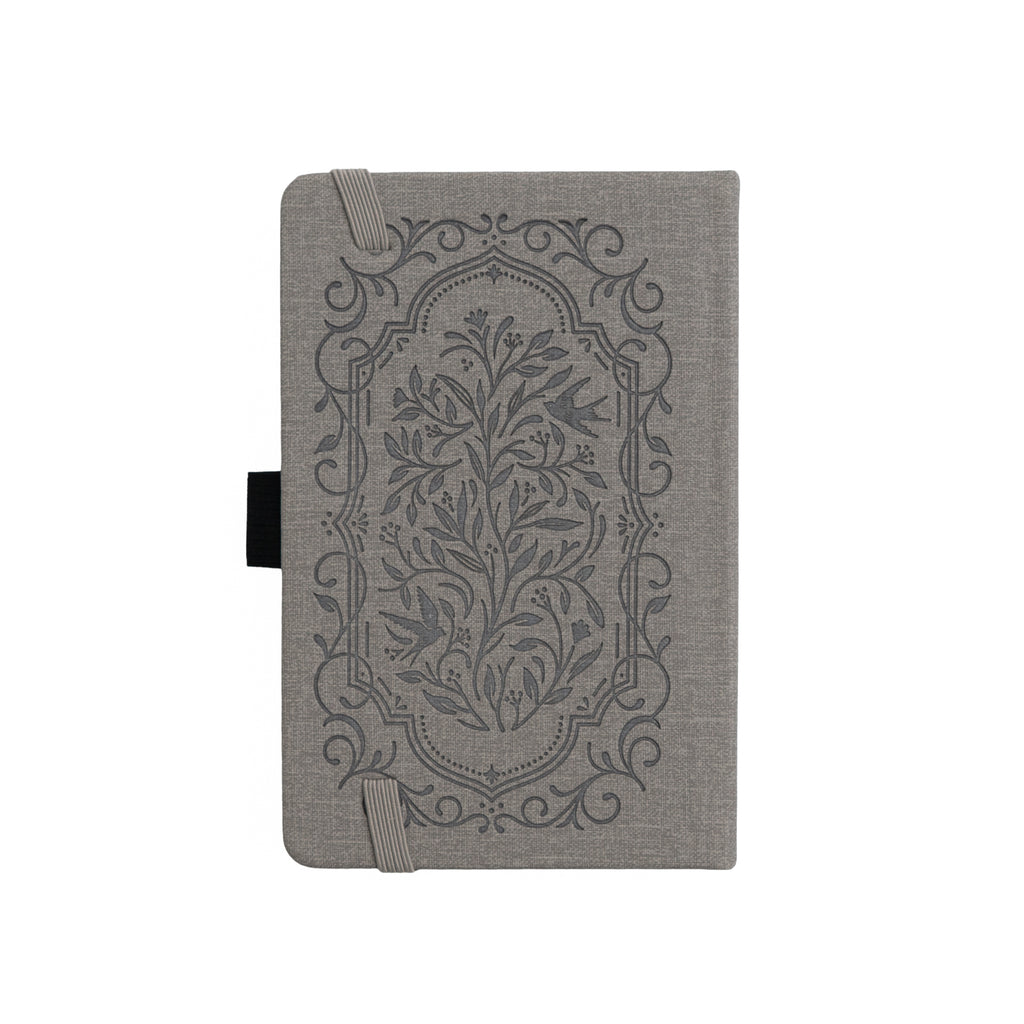 Songbird in Warm Gray Dot Grid Notebook - Archer and Olive