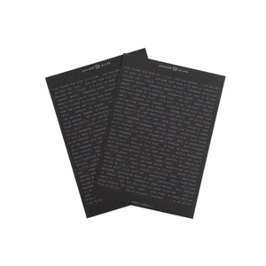 Ink & Type Word Sticker Set - Archer and Olive