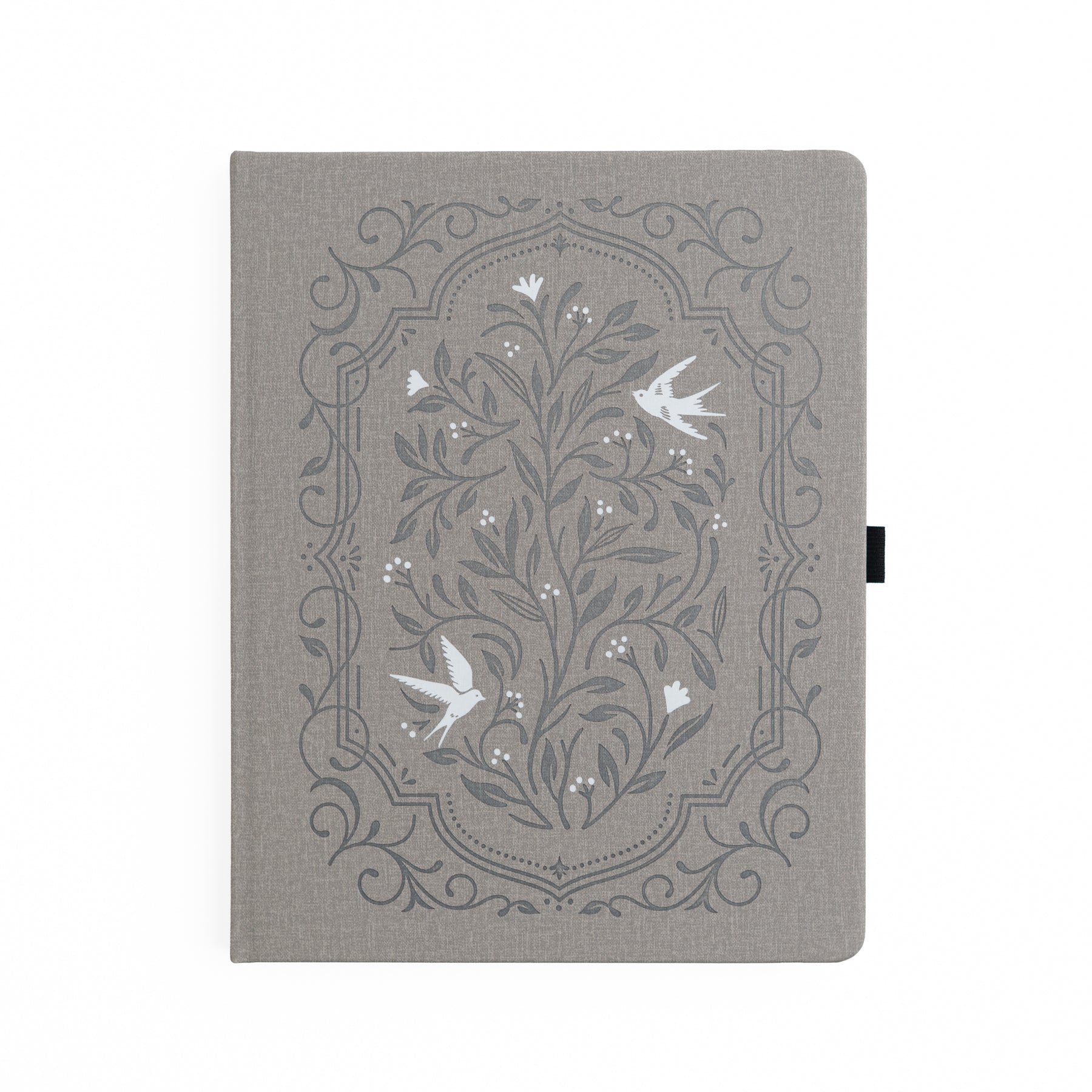Songbird in Warm Gray Dot Grid Notebook - Archer and Olive