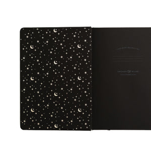 A5 Wonderstruck Blackout: Dot Grid Notebook - Archer and Olive