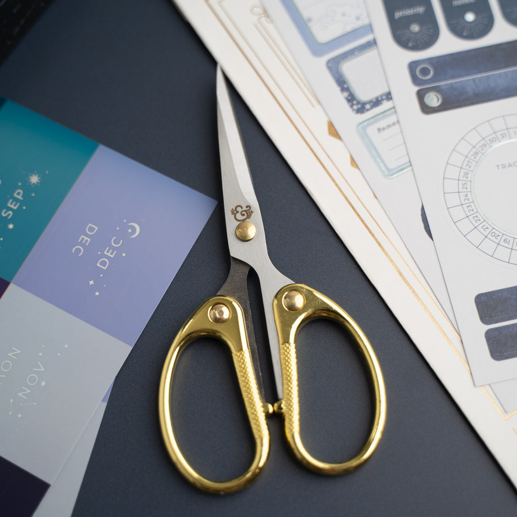 Gold-Handled Stationery Scissors - Archer and Olive