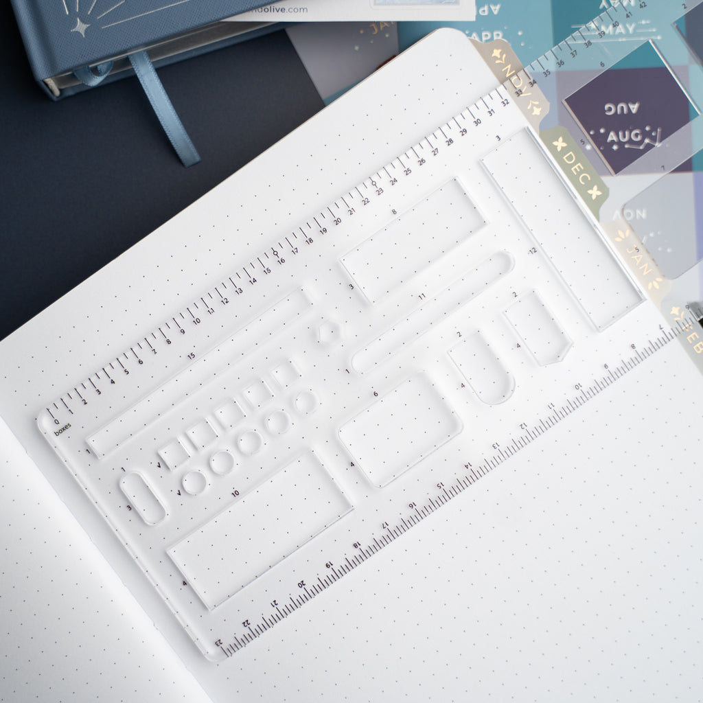 B5 Dot Grid Planner Stencil - Archer and Olive