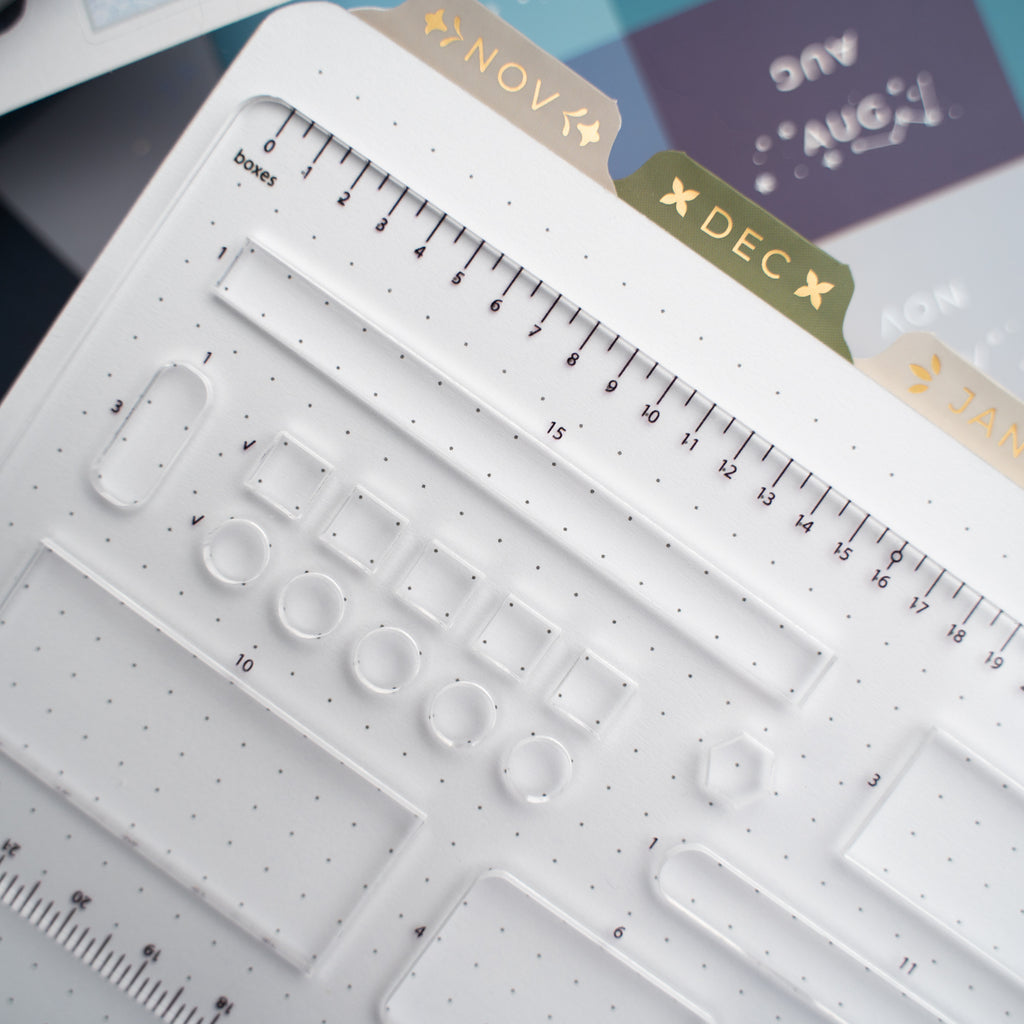 B5 Dot Grid Planner Stencil - Archer and Olive