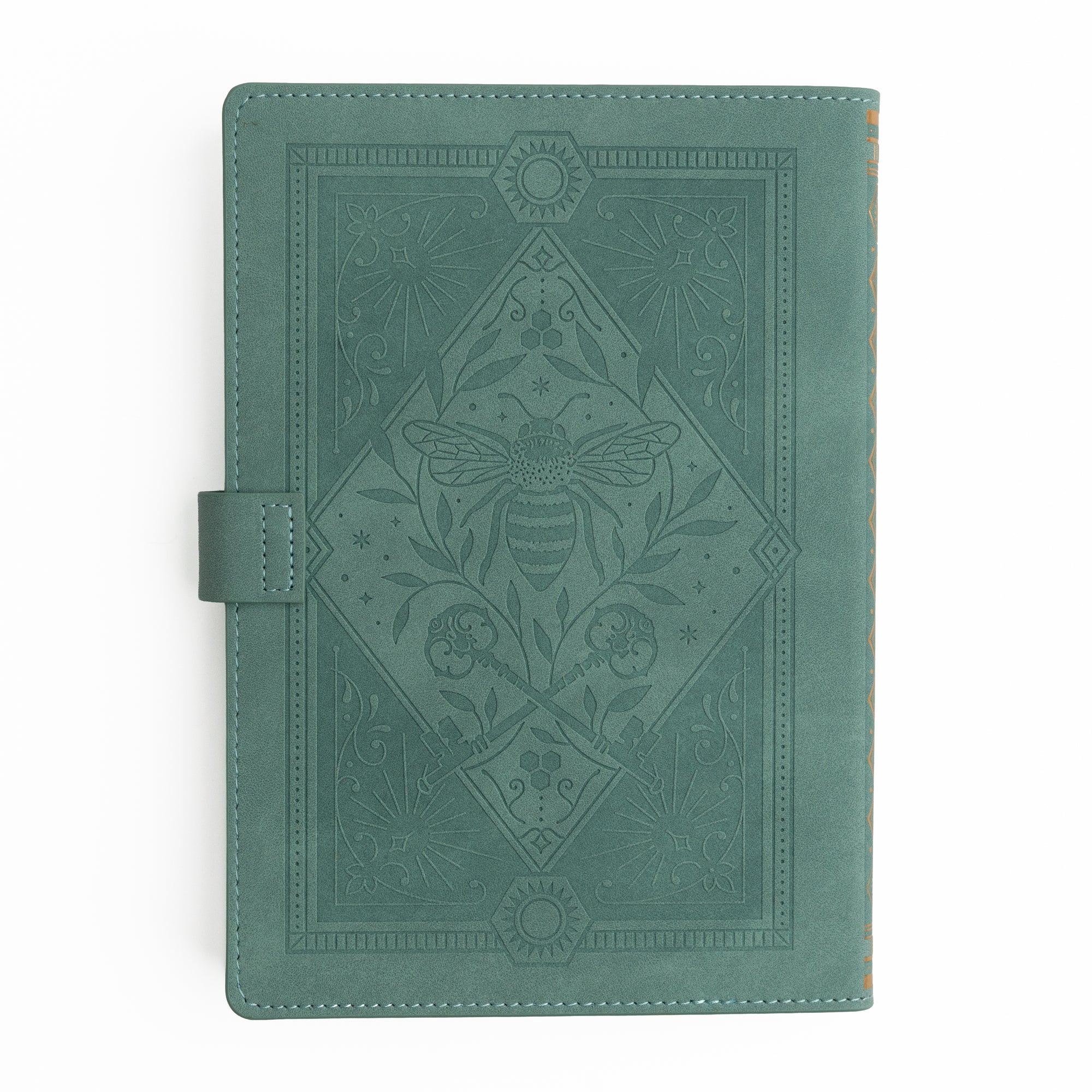 A5 Everyday Deluxe System: Keeper of the Bees in Soft Teal