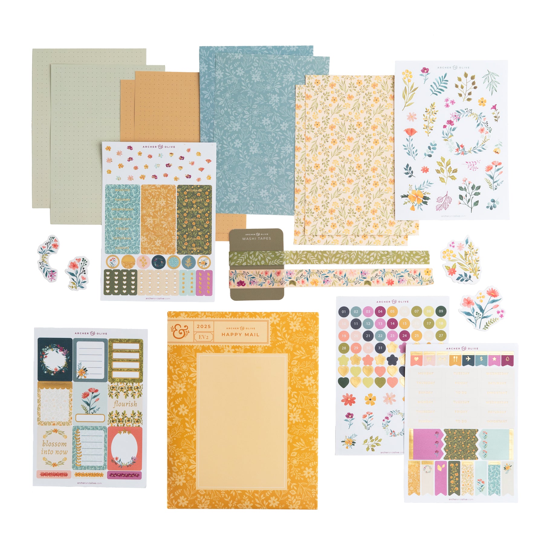 Signature Floral Everyday Theme Kit - Archer and Olive