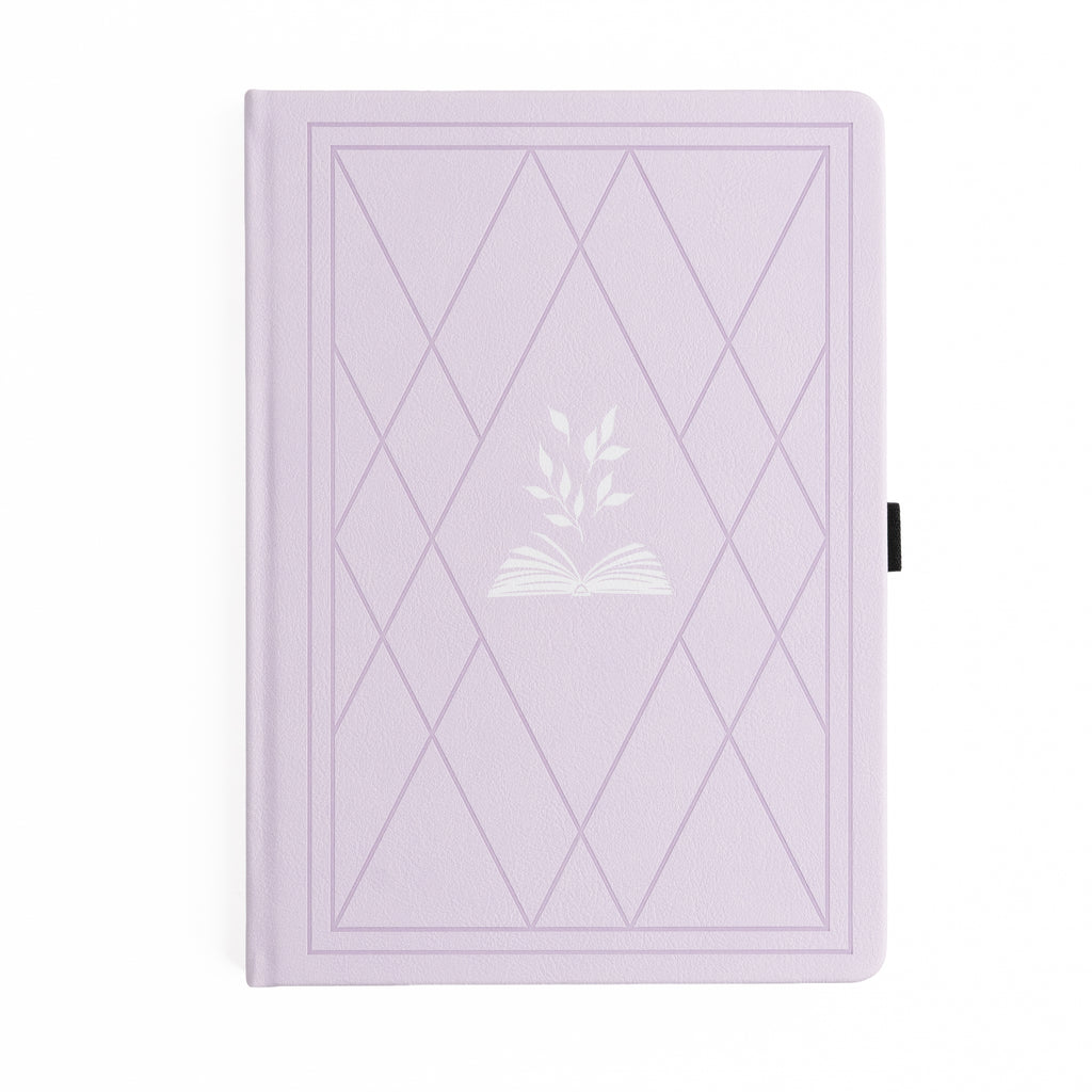 Vintage Library in Lilac: Notebook - Archer and Olive