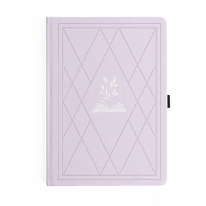 Vintage Library in Lilac: Notebook - Archer and Olive