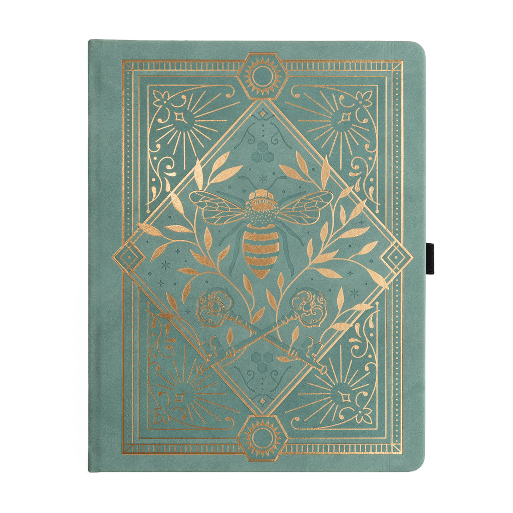 Keeper of the Bees in Soft Teal: Notebook
