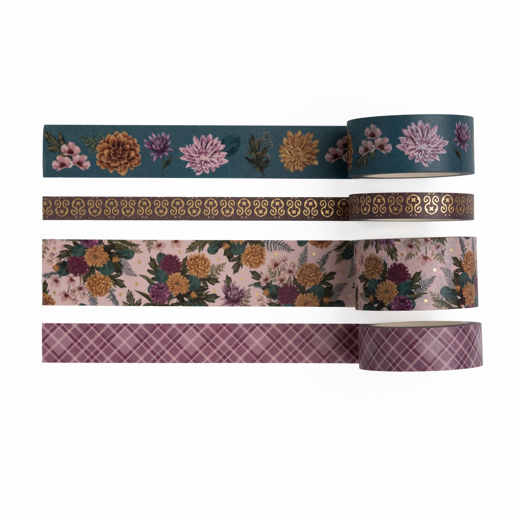 Chrysanthemum Washi Tape Set - Archer and Olive