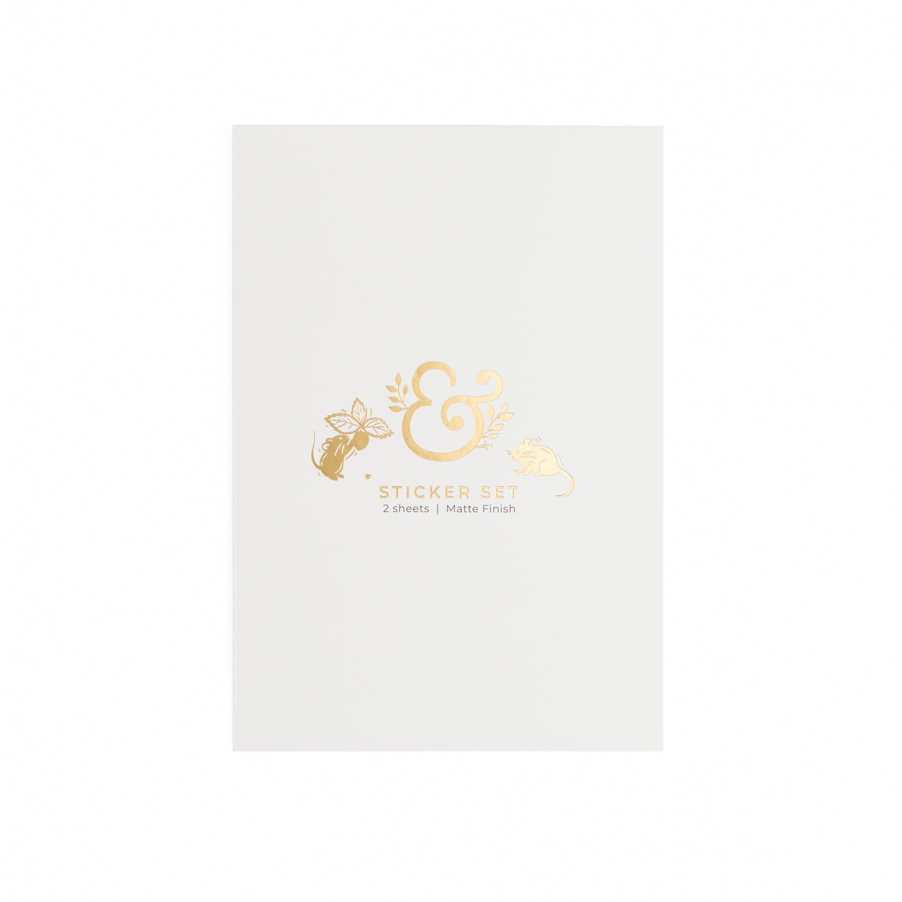 Field Mouse Sticker Set - Archer and Olive