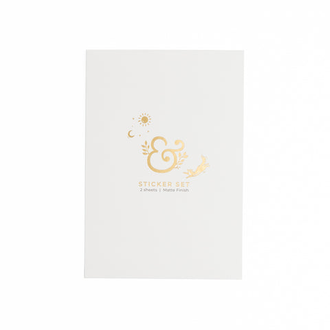 Forest Foxes Sticker Set - Archer and Olive