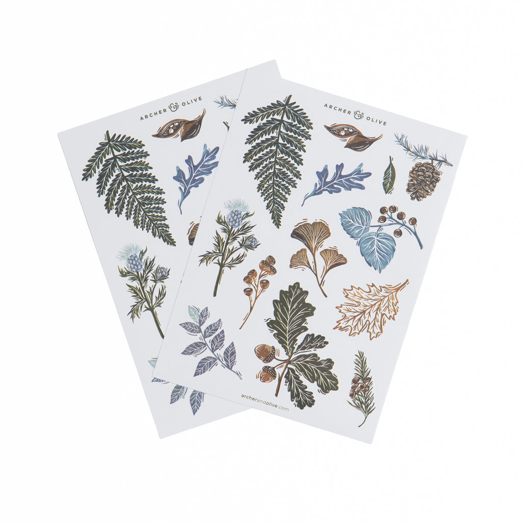 Forest Impressions Sticker Set - Archer and Olive