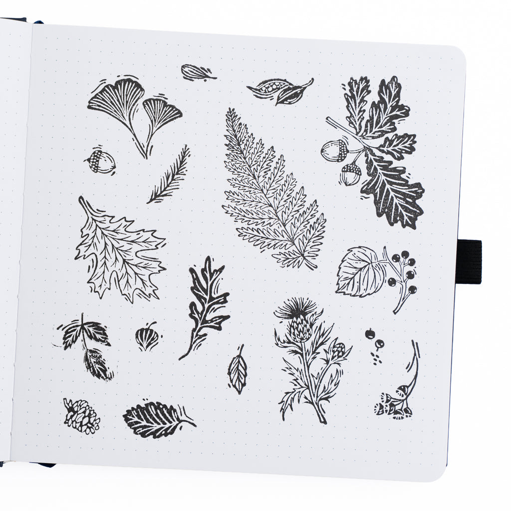 Forest Foliage Acrylic Stamps - Archer and Olive