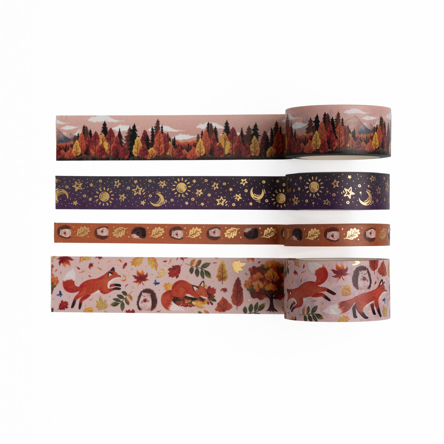 Forest Foxes Washi Tape Set - Archer and Olive