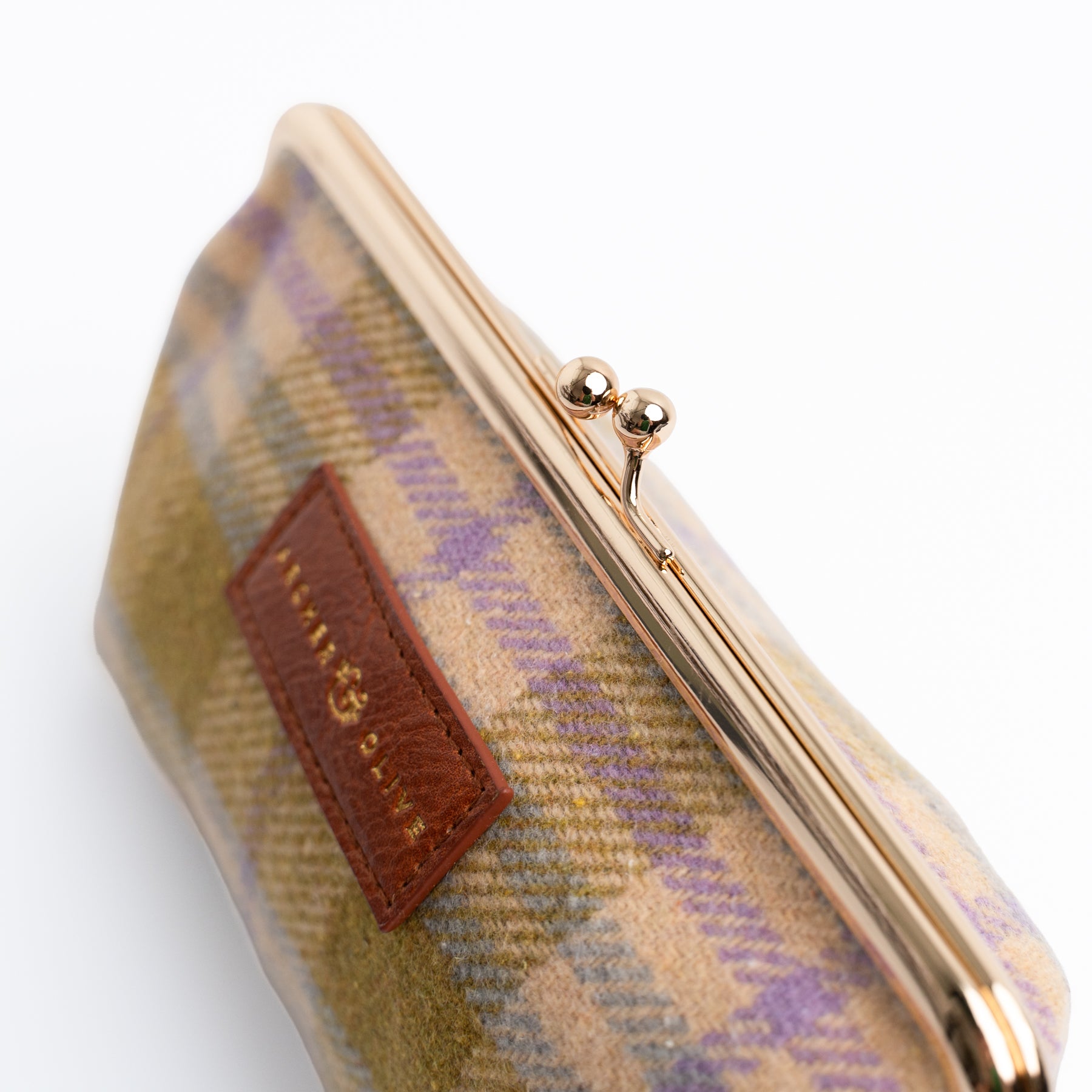 Forest Findings Plaid Kiss-Lock Pouch - Archer and Olive