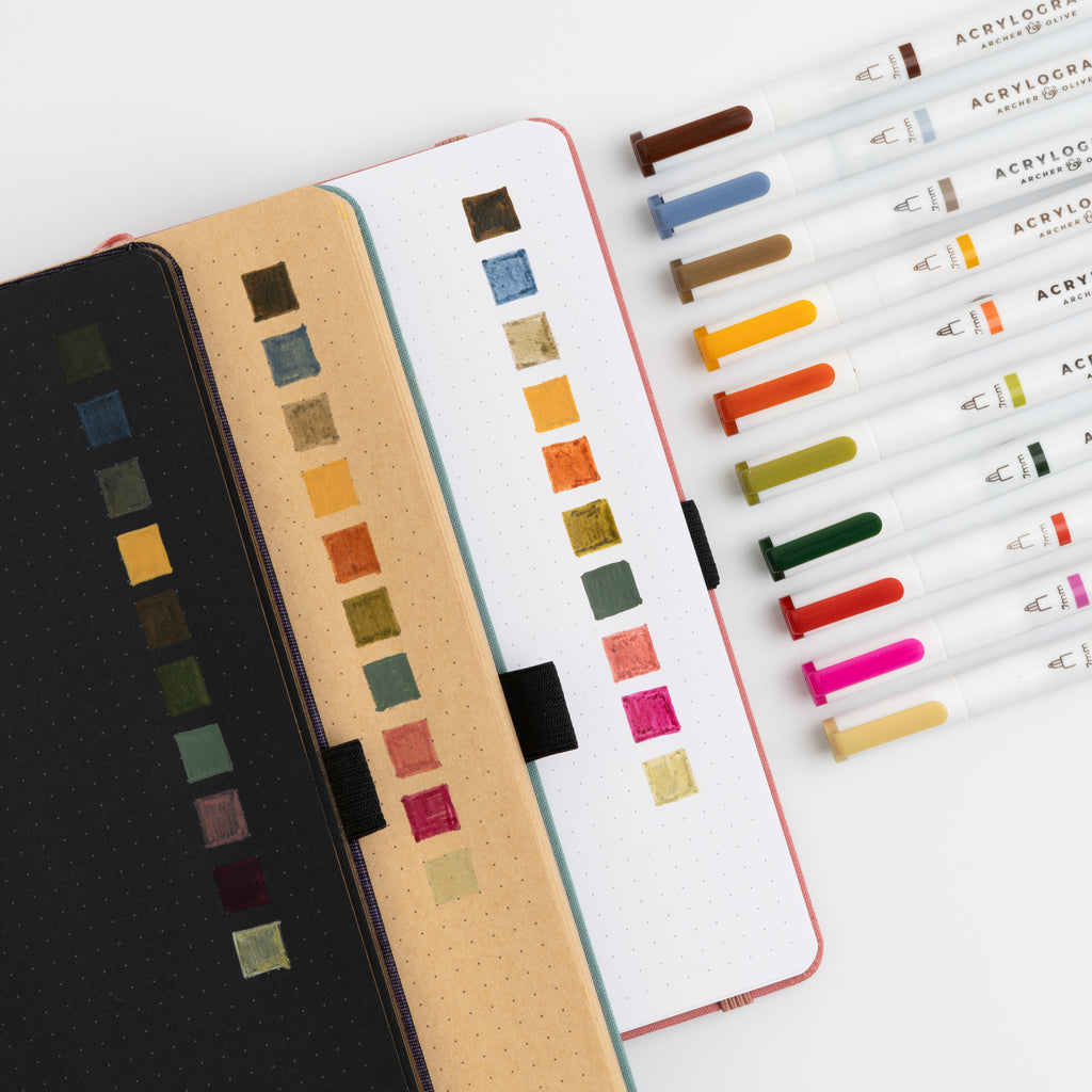 Forest Findings Acrylograph Pens - Archer and Olive