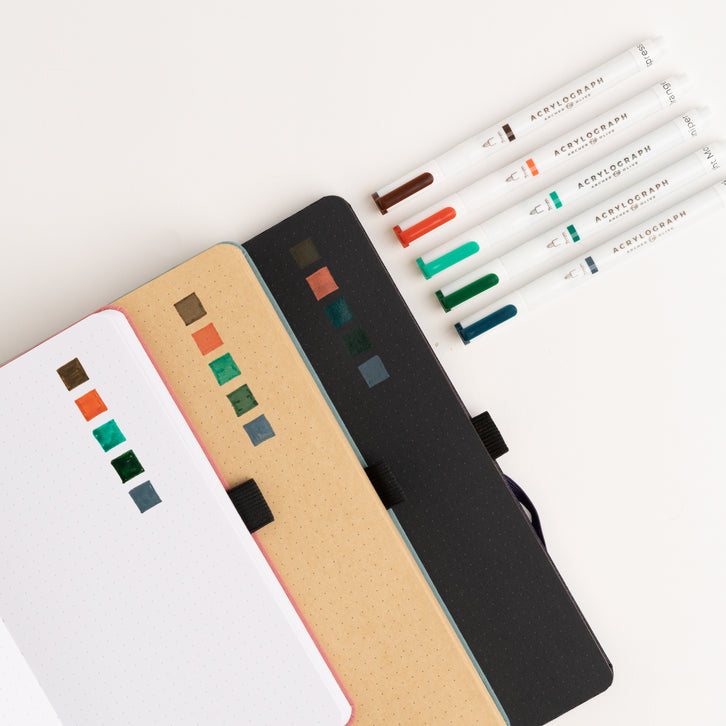 Acrylograph Pens Autumn Midnight: 5 Pack - Archer and Olive