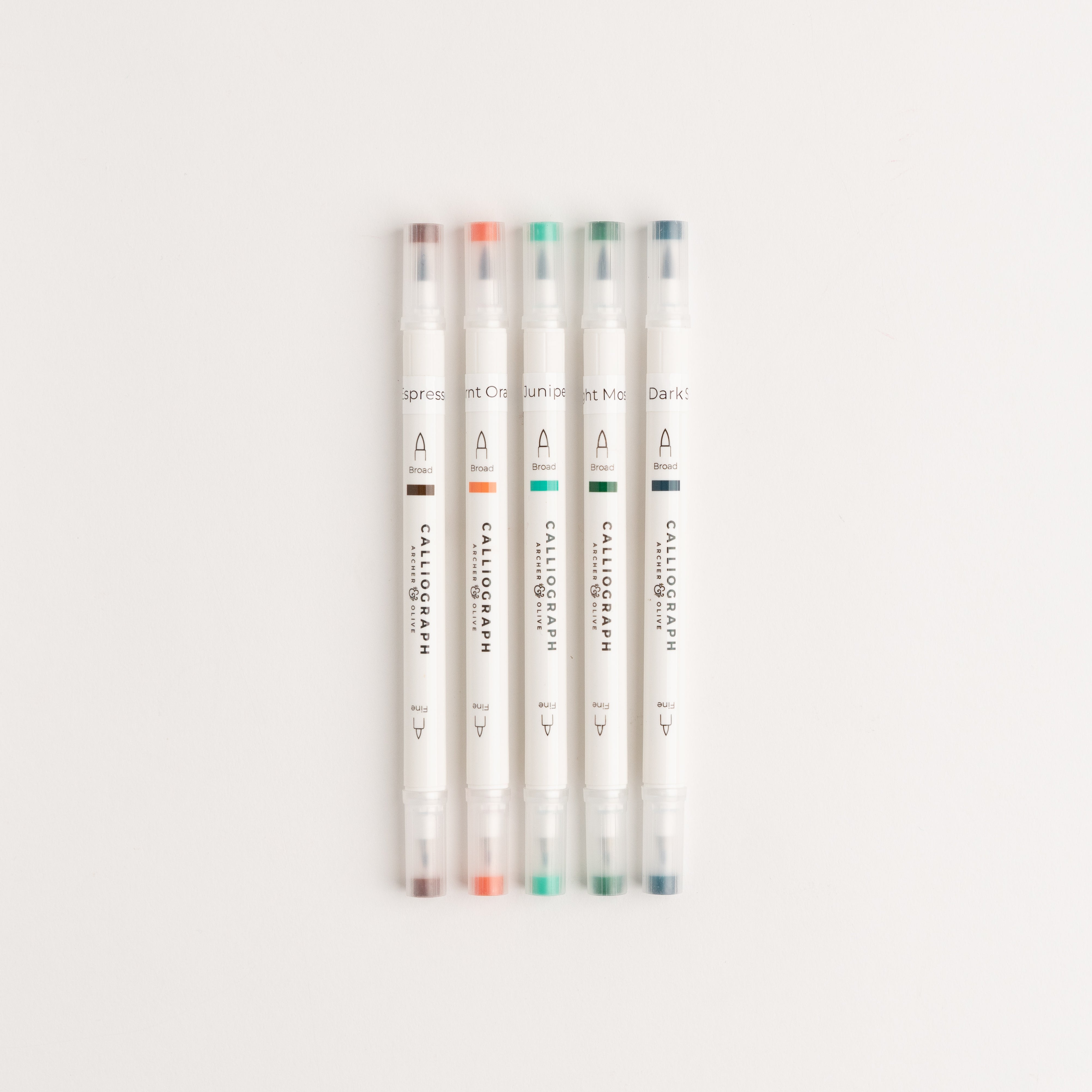 Calliograph Pens Autumn Midnight - 5 Pack - Archer and Olive
